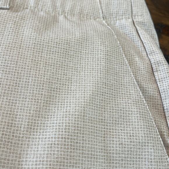 Pebble Beach Men Performance Shorts 40 Herringbone Grey Casual Golf Active - Picture 6 of 6